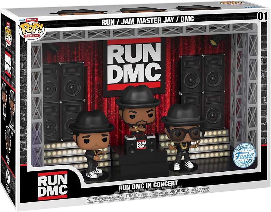Pop Moment Deluxe Music 3.75 Inch Vinyl Figure - Run DMC in Concert Exclusive #01