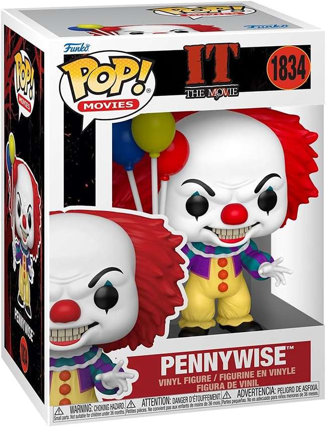Pop Movies It (1990) 3.75 Inch Vinyl Figure - Pennywise #1834