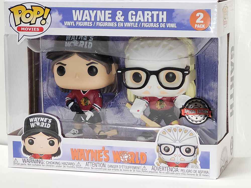 Pop Movies Wayne s World 3.75 Vinyl Figure Wayne and Garth 2 Pack figurineforall