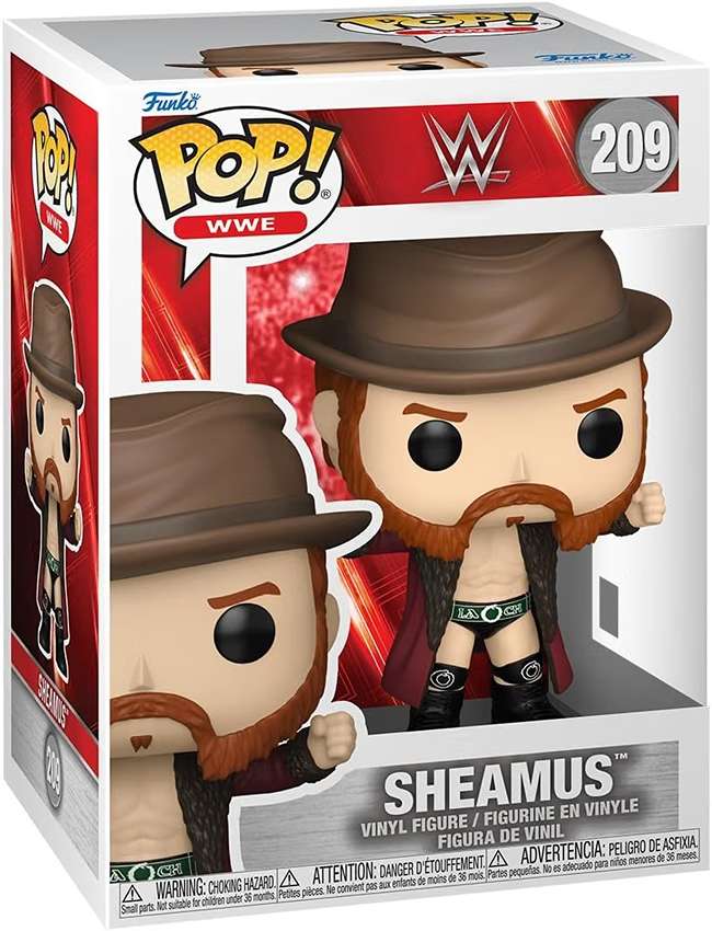 Pop Sports WWE Wrestling 3.75 Inch Vinyl Figure - Sheamus #209