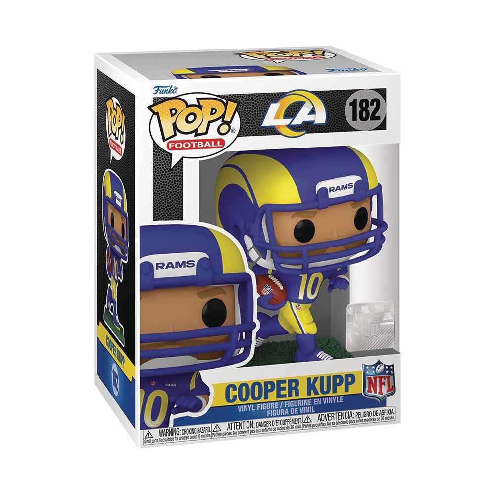 Pop Sports NFL Football 3.75 Inch Vinyl Figure - Cooper Kupp #182 Los Angeles Rams