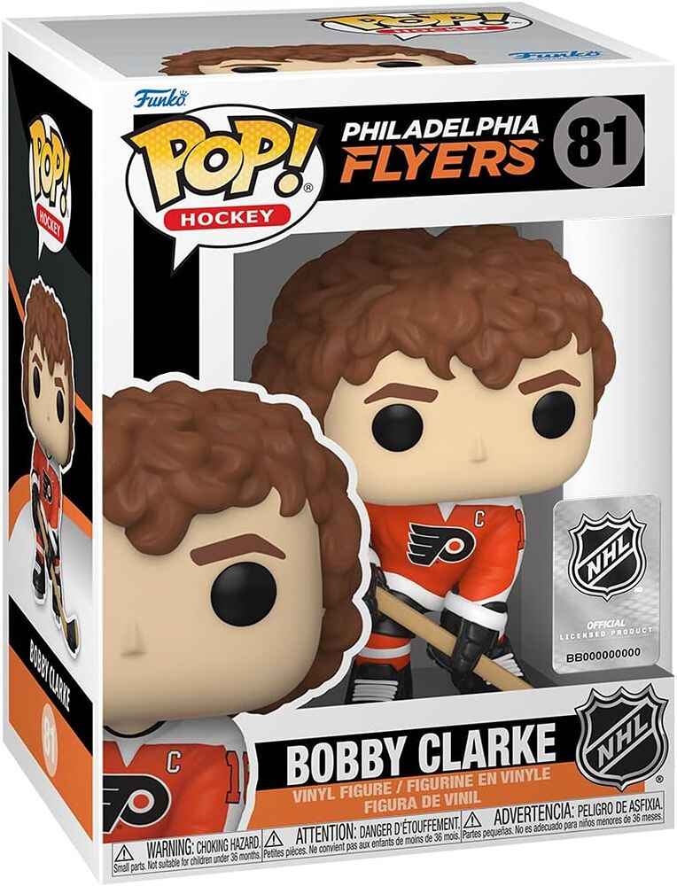 Pop Sports NHL Legends Hockey 3.75 Inch Action Figure - Bobby Clarke (Flyers) #81