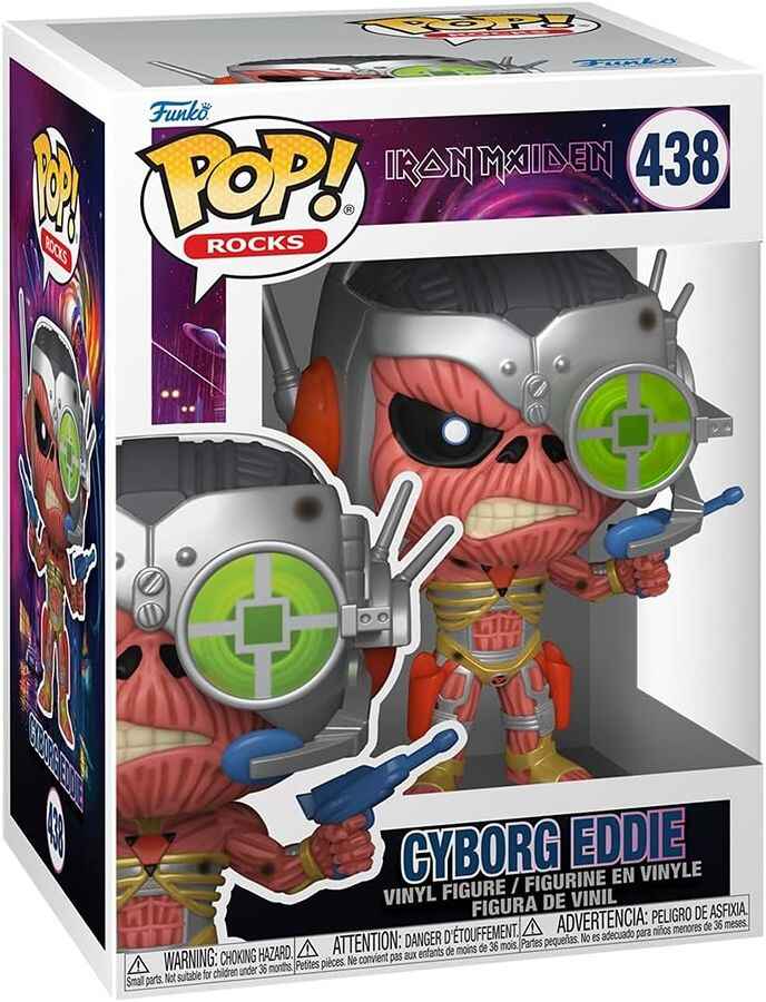 Funko Pop Rocks Music Iron Maiden 3.75 Vinyl Figure - Cyborg Eddie #438