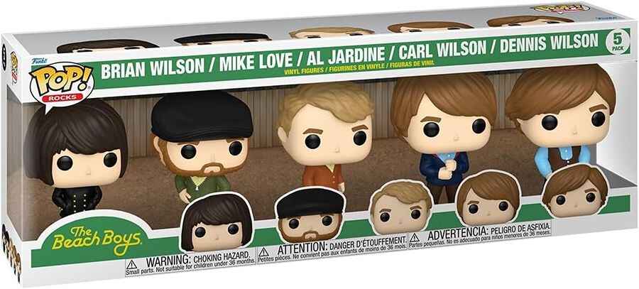 Funko Pop Rocks Music The Beach Boys 3.75 Vinyl Figure - The Beach Boys 5-Pack (Pet Sounds Album)