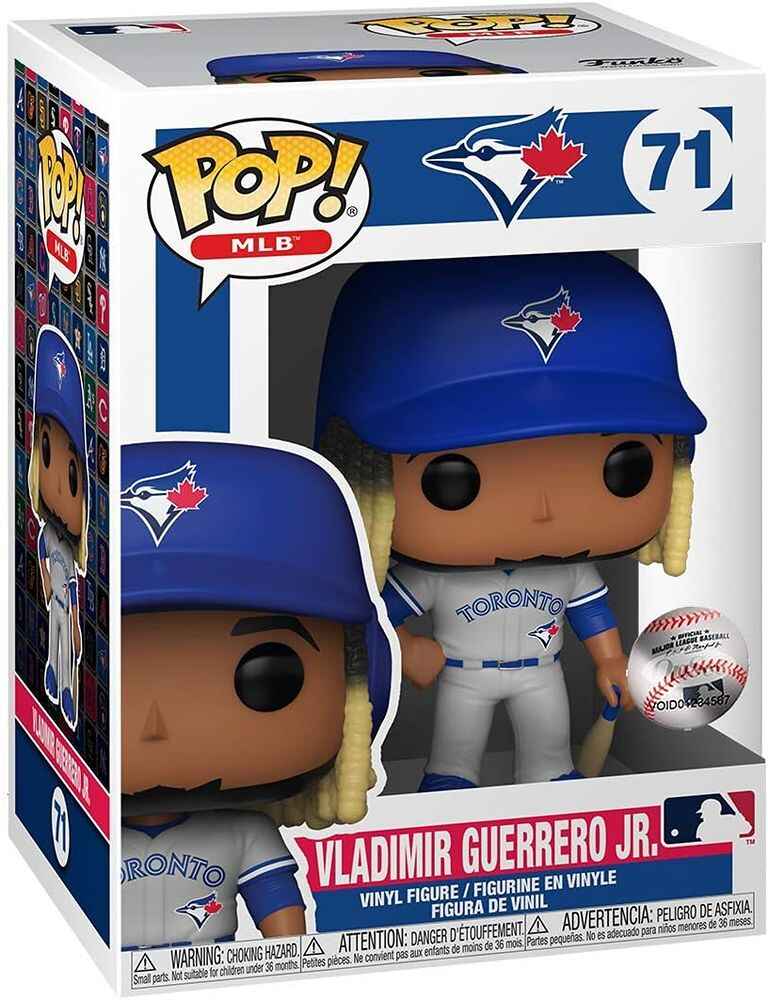 Pop Sports MLB Baseball 3.75 Inch Vinyl Figure - Vladimir Guerrero Jr. #71 (Road) Toronto Blue Jays