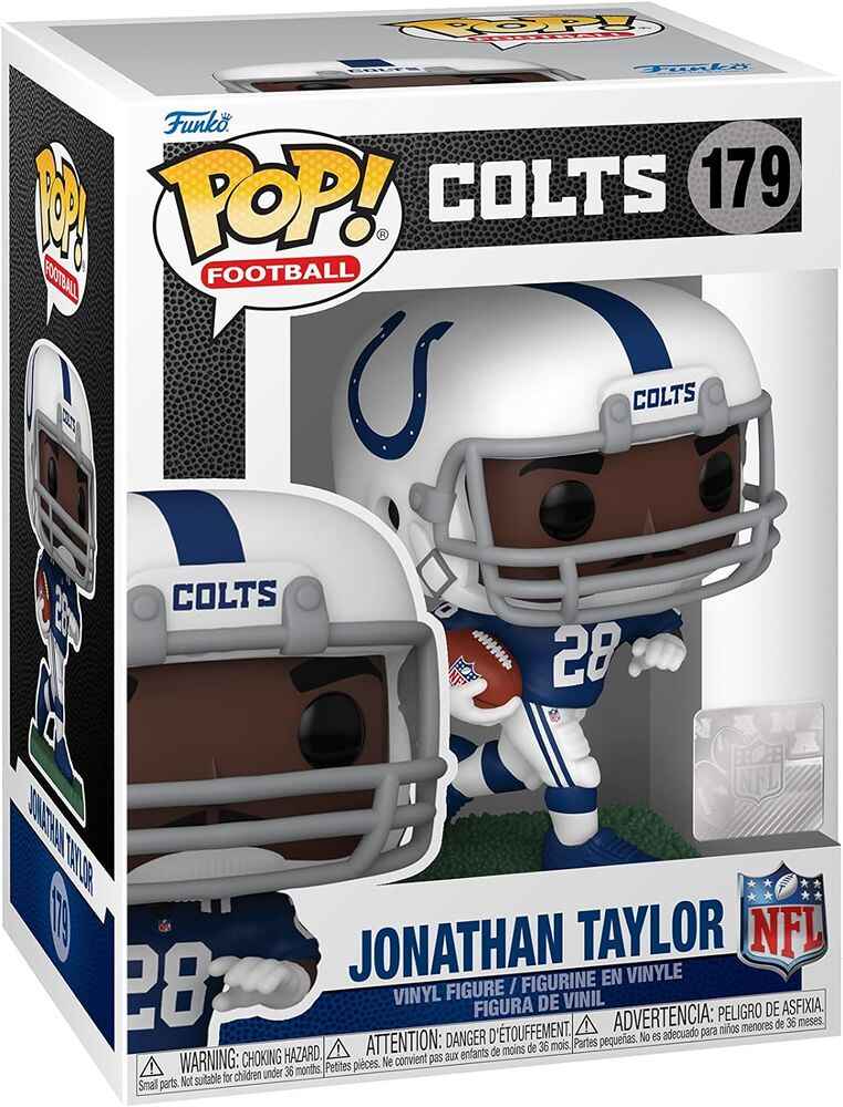 Pop Sports NFL Football 3.75 Inch Vinyl Figure - Jonathan Taylor #179 Indianapolis Colts