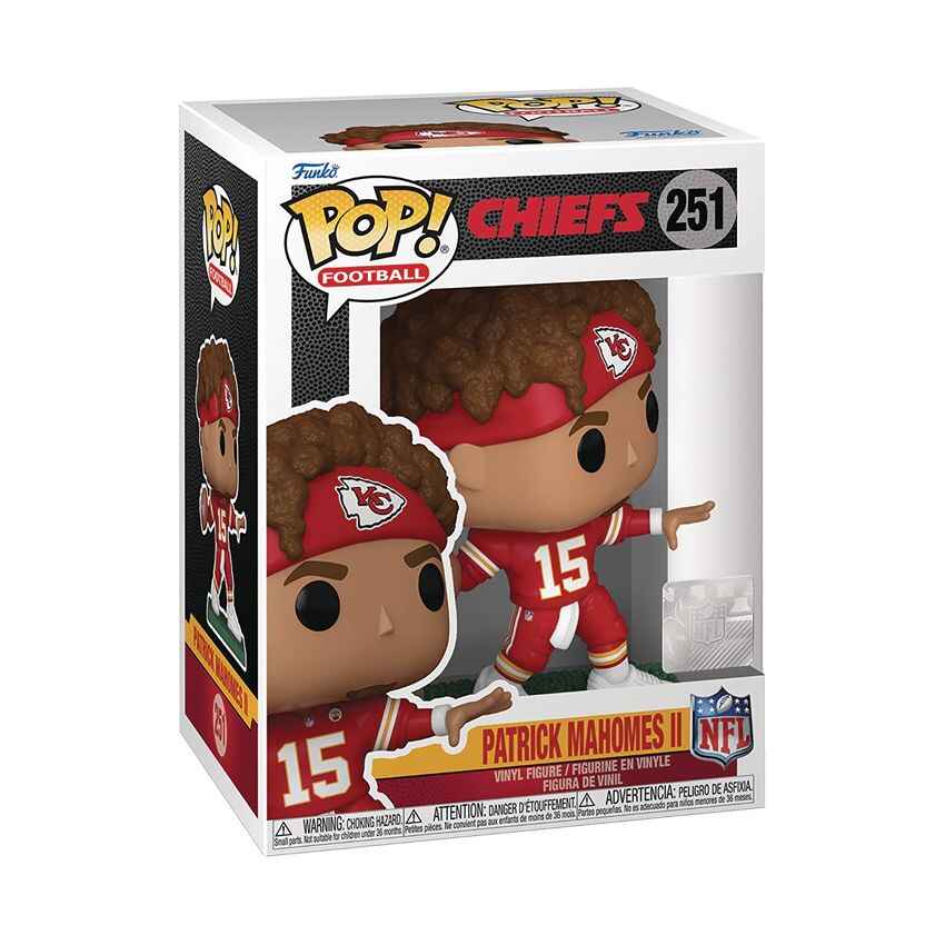 Pop Sports NFL Football 3.75 Inch Vinyl Figure - Patrick Mahomes 2 # 251