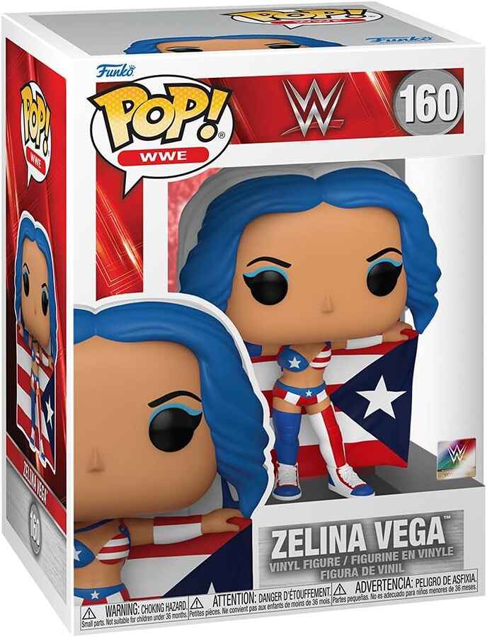 Pop Sports WWE Wrestling 3.75 Inch Vinyl Figure - Zelina Vega #160