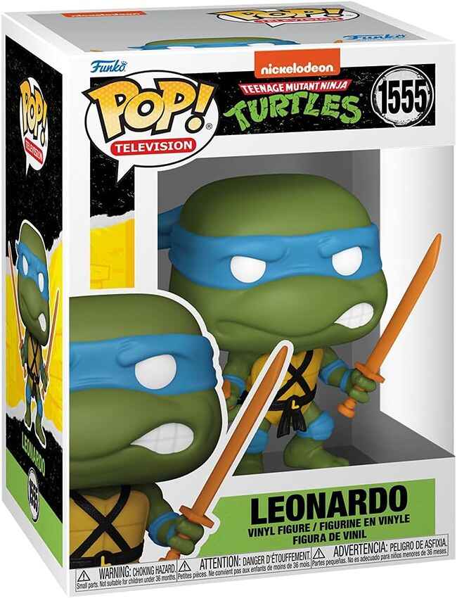 Pop Television Teenage Mutant Ninja Turtles 3.75 Inch Vinyl Figure - Leonardo #1555