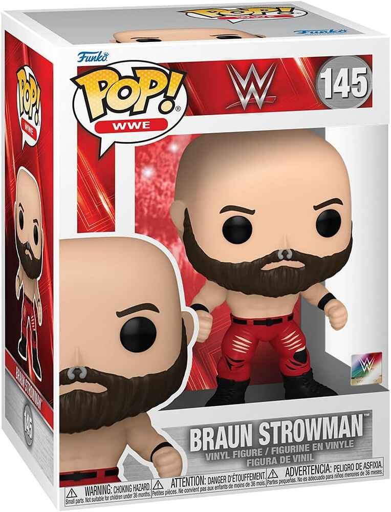 Pop Sports WWE Wrestling 3.75 Inch Vinyl Figure - Braun Strowman #145