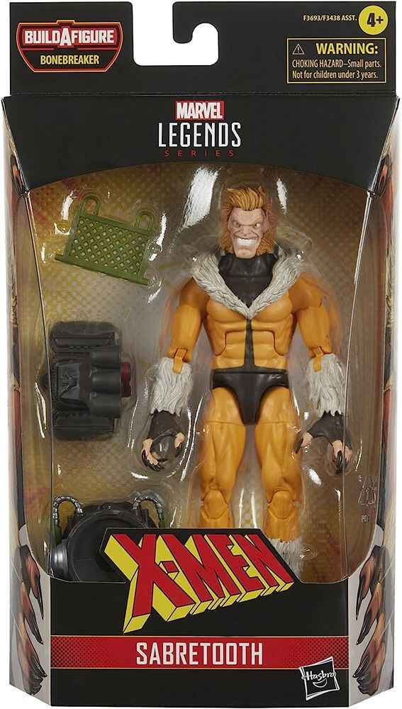 Marvel Legends X-Men Build a Figure Bonebreaker Sabretooth 6 Inch Action Figure