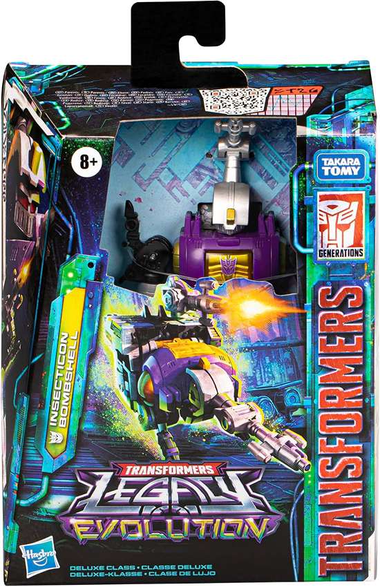 Transformers Legacy Evolution Deluxe Class - Insecticon Bombshell 5.5 Inch Action Figure