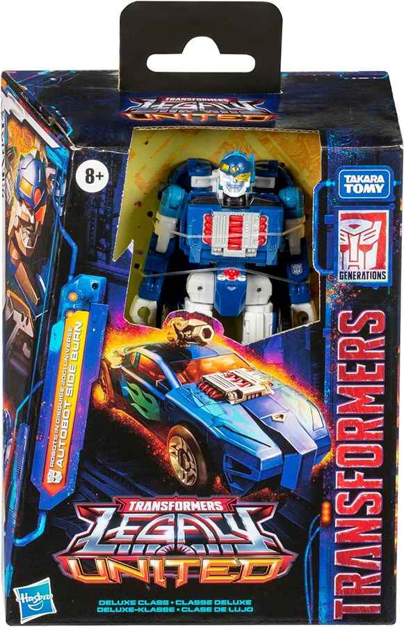 Transformers Legacy United Deluxe Class Robots in Disguise 2001 Universe Autobot Side Burn 5.5 Inch Action Figure