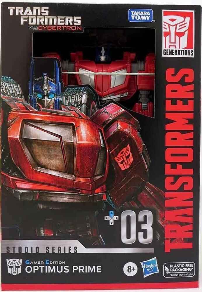Transformers Studio Series Voyager Class 03 Gamer Edition - Optimus Prime 6.5 Inch Action Figure