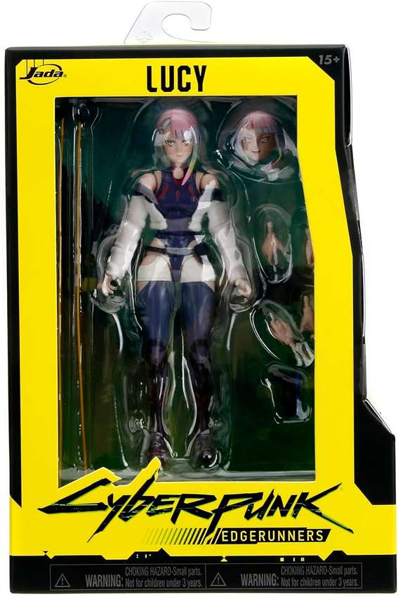 Jada Toys Cyberpunk Edgerunners Lucy 5.7 Inch 1:12 Scale Action Figure