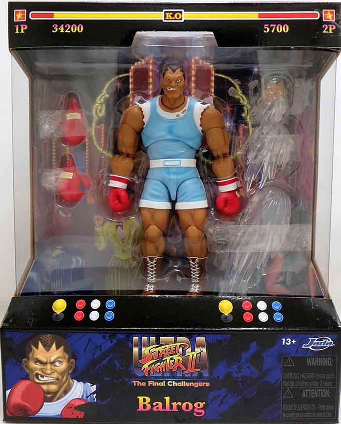 Street Fighter II The Final Challengers Balrog 1:12 Scale 6 Inch Action Figure