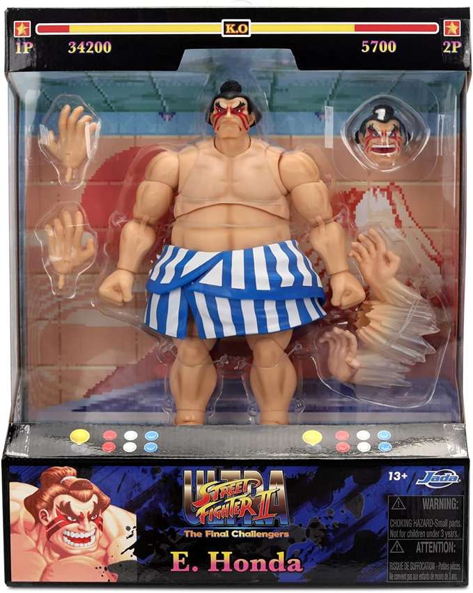 Street Fighter II The Final Challengers E. Honda 1:12 Scale 6 Inch Action Figure