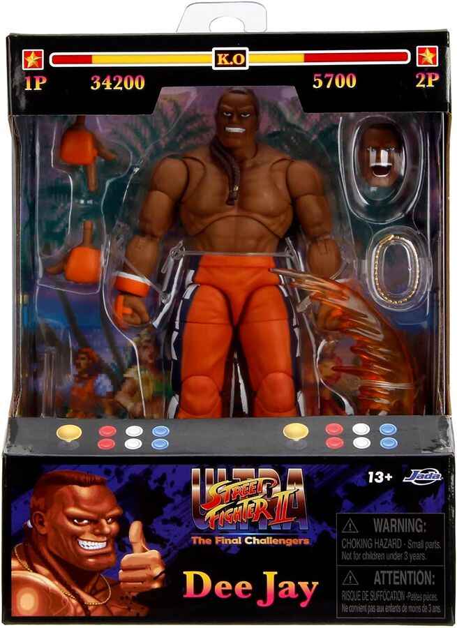 Street Fighter II Dee Jee 1:12 Scale 6 Inch Action Figure