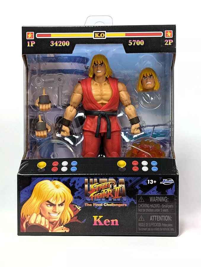 Street Fighter II Ken 1:12 Scale 6 Inch Action Figure