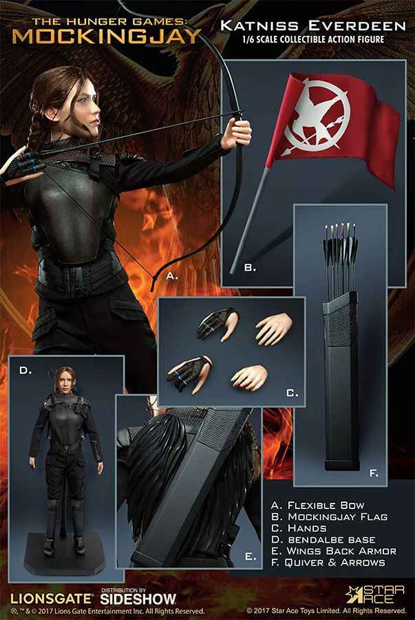 Hunger Games Katniss Everdeen 1/6 Sixth Scale 12 Inch figure 902959