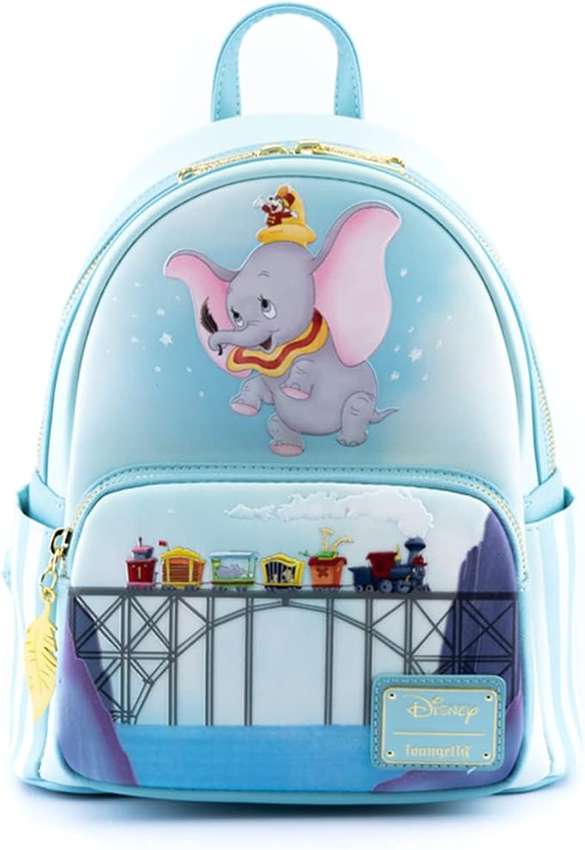 Loungefly Disney Dumbo (Don't Just Fly Soar) 80th Anniversary Mini Backpack Shoulder Bag