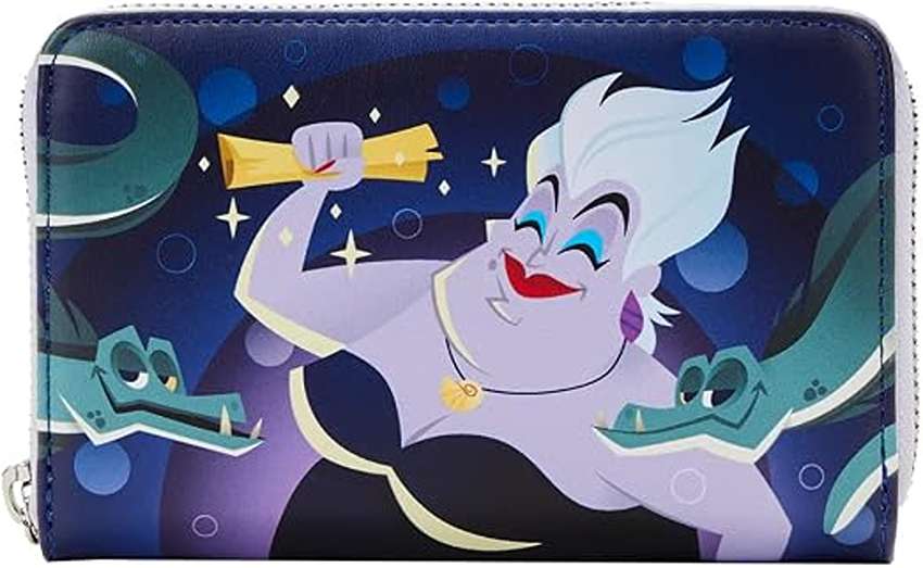 Loungefly Disney The Little Mermaid Ursula Lair Zip Around Wallet