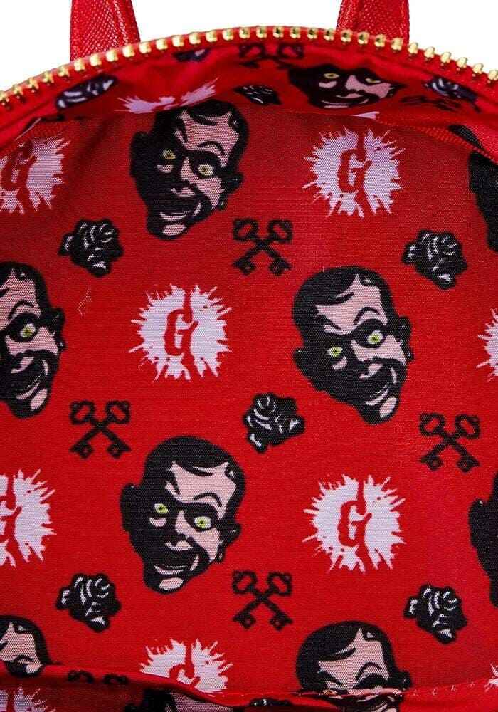 horror movie mini backpacks Loungefly Horror Goosebumps Slappy Cosplay Mini Backpack Shoulder Bag –  figurineforall.com