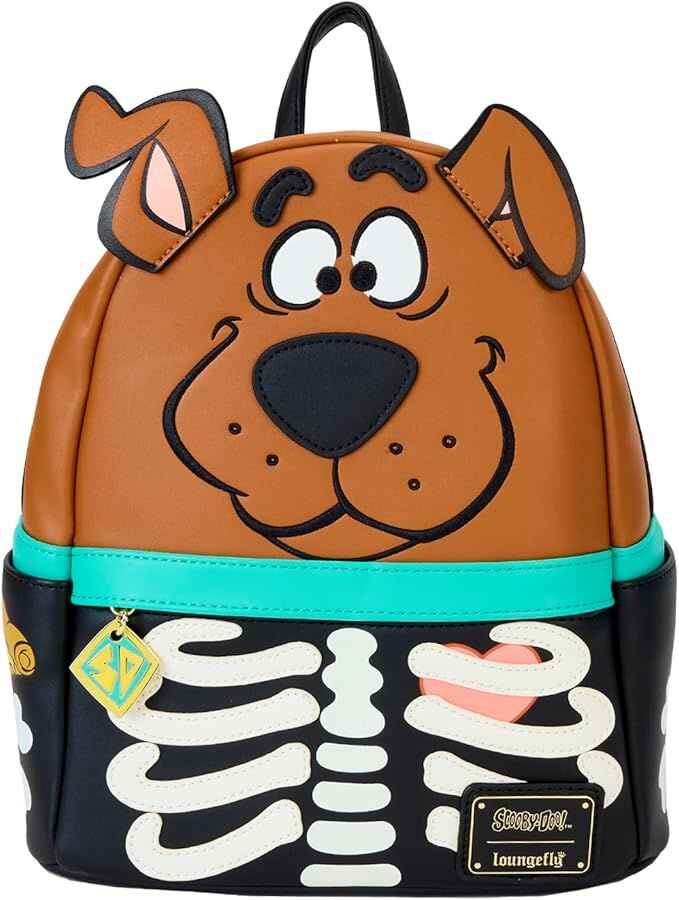 Loungefly Scooby-Doo Skeleton Glow In the Dark Cosplay Mini Backpack