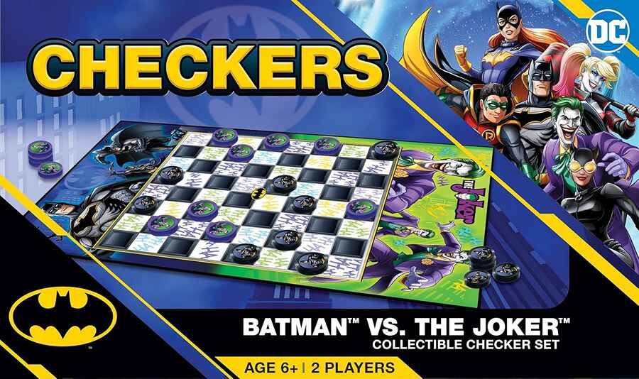 Checkers DC Batman vs Joker Board Game