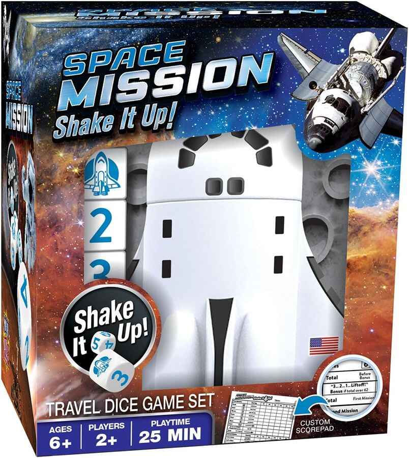 Shake It Up Space Mission Shuttle Version Dice Game