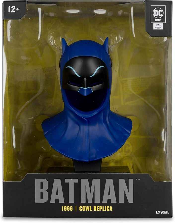 DC Direct Batman Classic (1966) TV Series Cowl 1/3 Scale 6.75 Inch Collector Replica