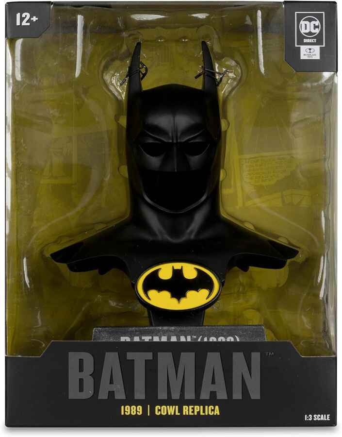 DC Direct Batman (1989) Cowl 1/3 Scale 6.75 Inch Collector Replica