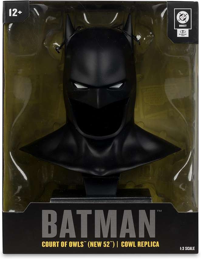 DC Direct Batman (Court of Owls) (New 52) Cowl 1/3 Scale 6.75 Inch Collector Prop Replica