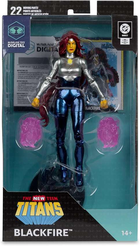 DC Multiverse Digital Wave 6 Blackfire (The New Teens Titans) Exclusive 7 Inch Action Figure