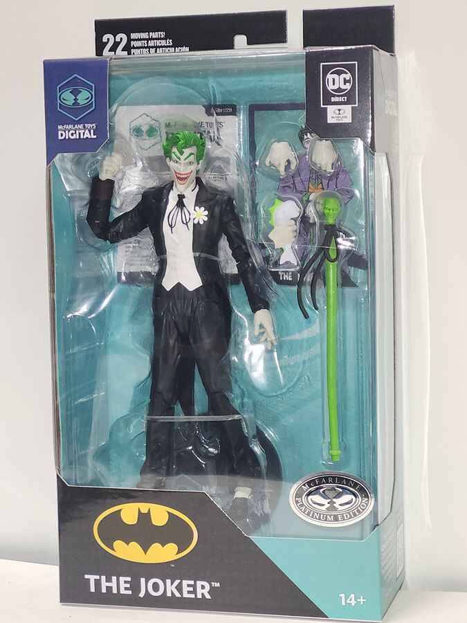 DC Multiverse Digital The Joker (The Silver Age) Platinum Chase 7 Inch Action Figure