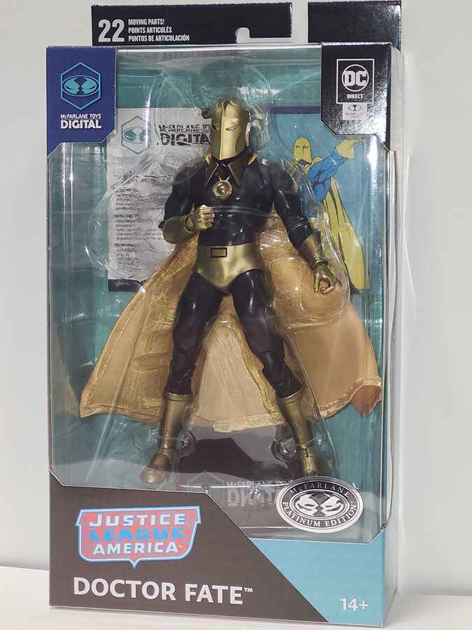 DC Multiverse Digital Doctor Fate (The Silver Age) Platinum 7 Inch Action Figure