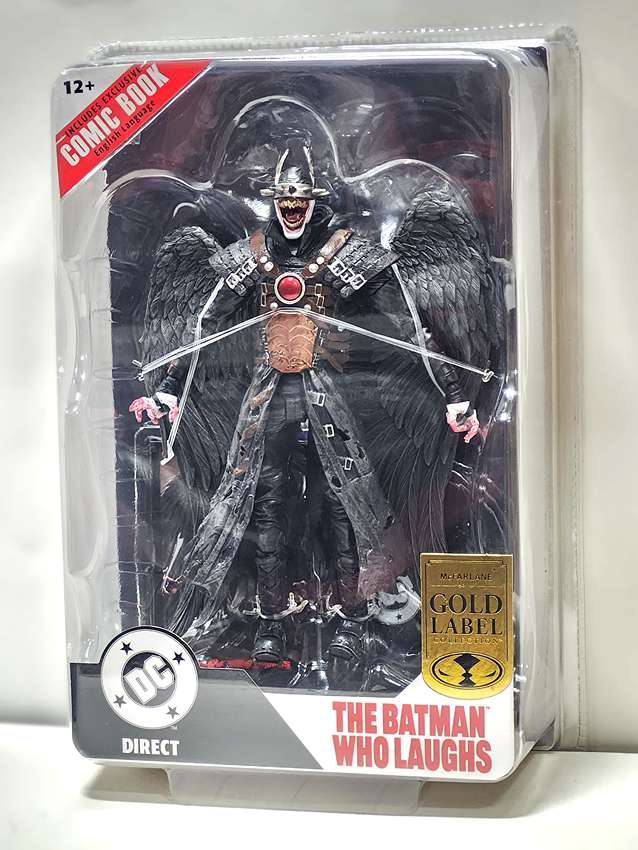 DC Multiverse Comics Page Punchers - The Batman Who Laughs (Gold Label) (Hawkman #81) 7 Inch Action Figure