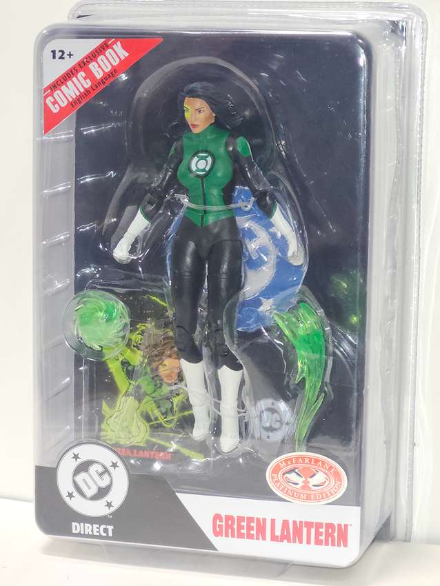 DC Multiverse Comics Page Punchers - Jessica Cruz (Green Lantern #48) Platinum 7 Inch Action Figure