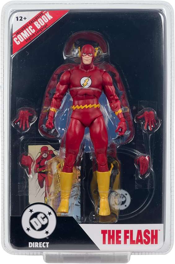 DC Multiverse Comics Page Punchers - The Flash (Barry Allen) (The Flash #123) 7 Inch Action Figure
