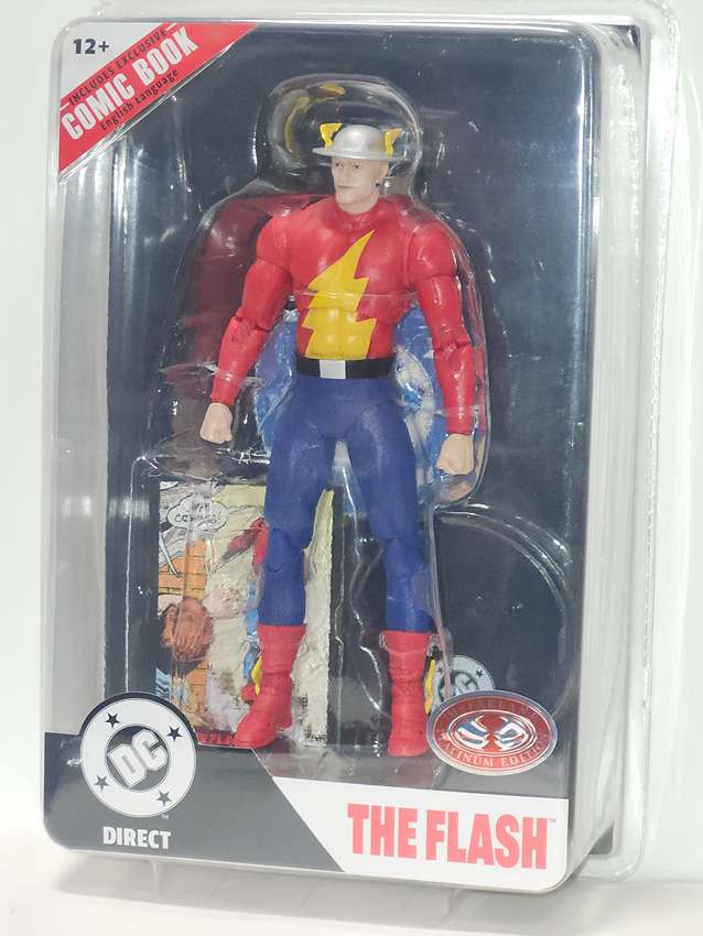 DC Multiverse Comics Page Punchers - The Flash (Jay Garrick) (Flash #123) Platinum 7 Inch Action Figure