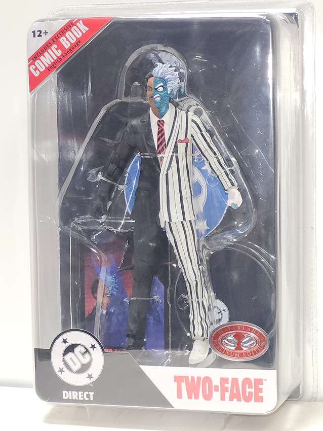 DC Multiverse Comics Page Punchers - Two-Face (1989) Platinum 7 Inch Action Figure