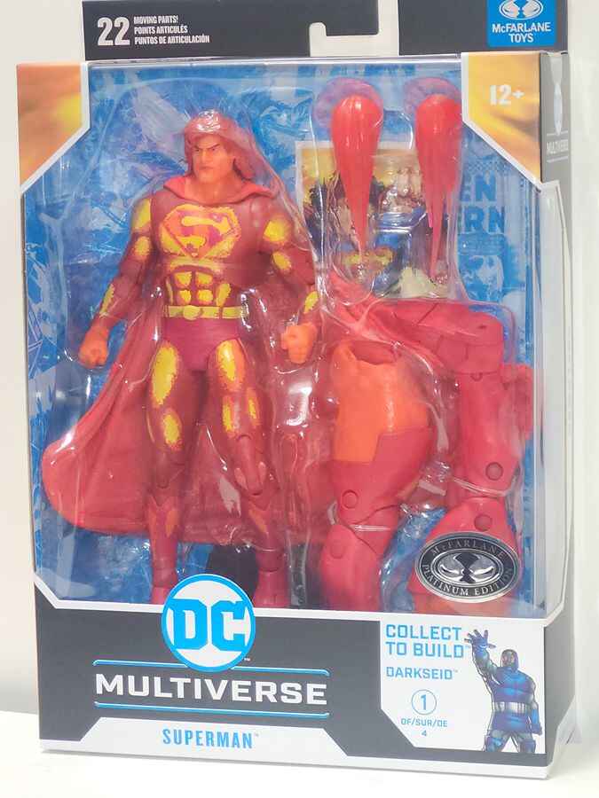 DC Multiverse Justice League Task Force BAF Darkseid - Superman Platinum 7 Inch Action Figure