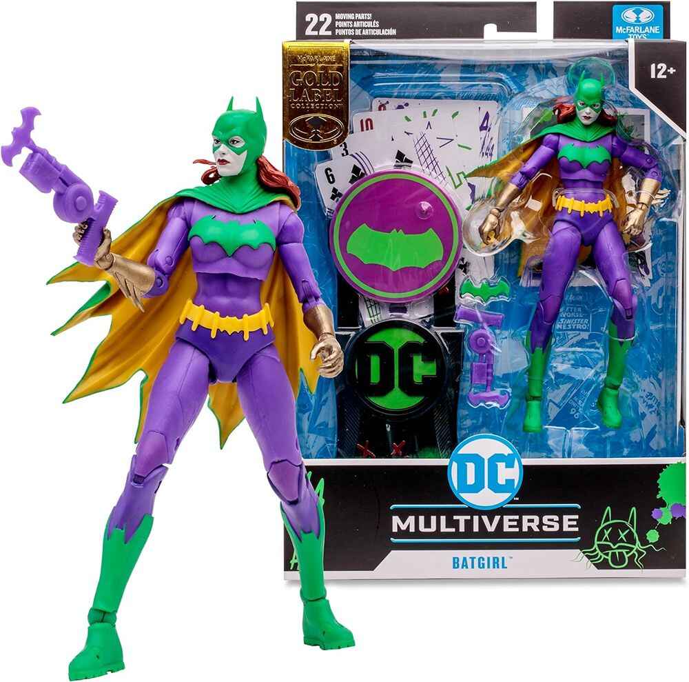 DC Multiverse Batman Three Jokers Batgirl (Jokerized) (Gold Label) 7 Inch Action Figure