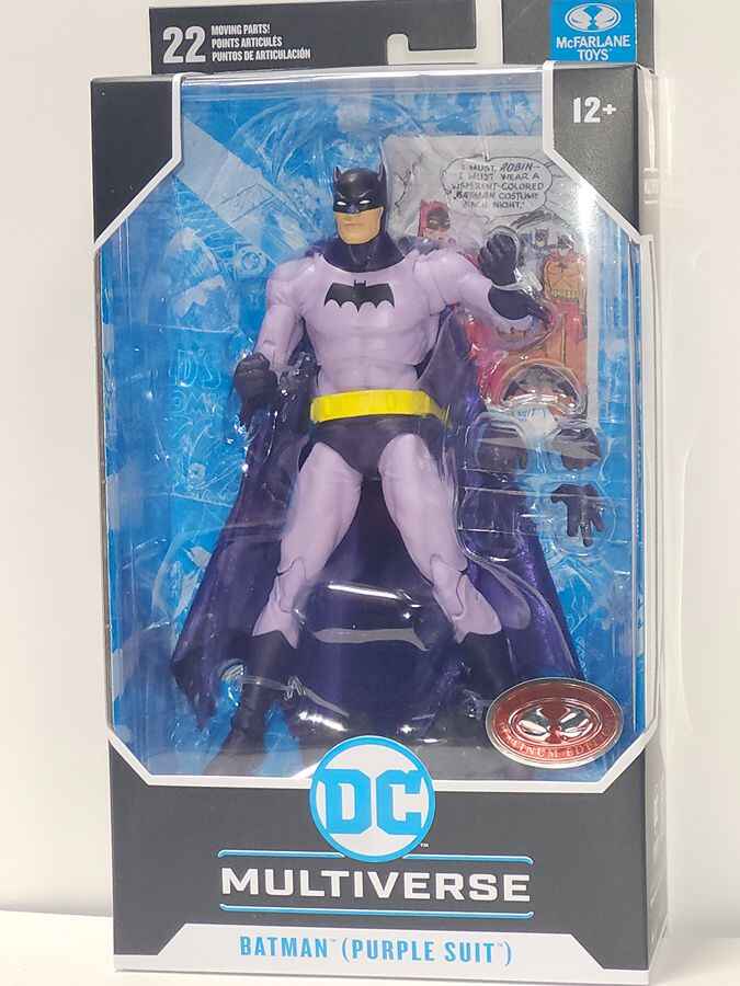 DC Multiverse Batman (Purple Suit) (Detective Comics #241) Platinum 7 Inch Action Figure