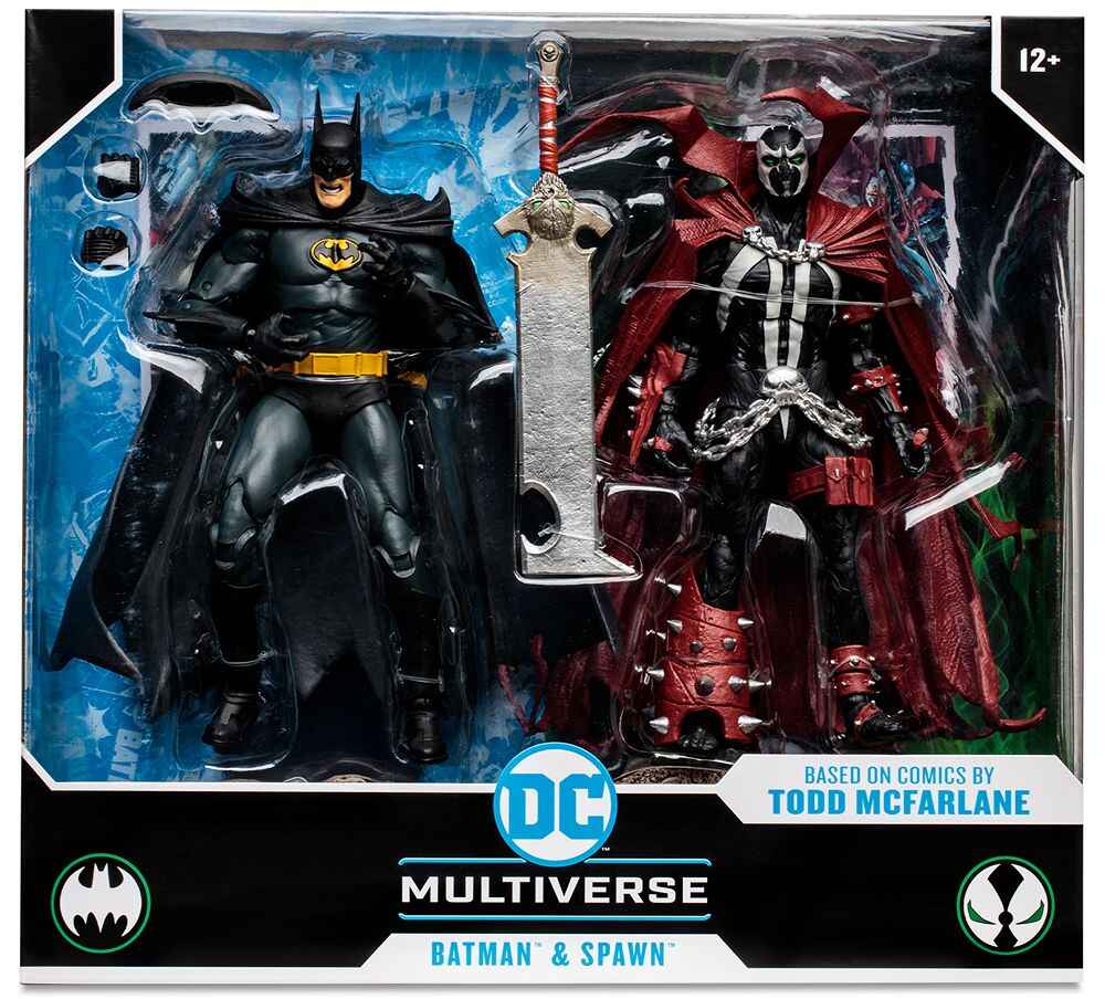 DC Multiverse Batman & Spawn (Based on Comics by Todd Mcfarlane) 7 Inch Action Figure 2-Pack