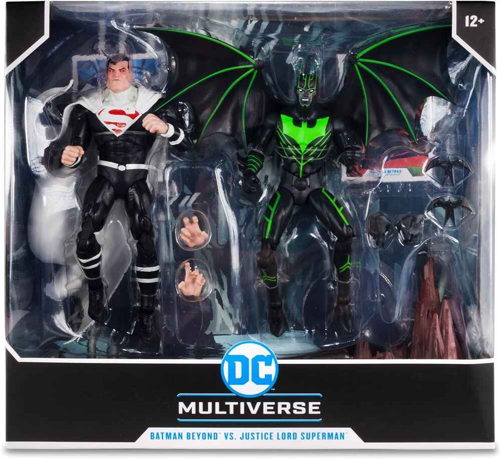 DC Multiverse Batman Beyond Vs. Justice Lord Superman 2-Pack 7 Inch Action Figure