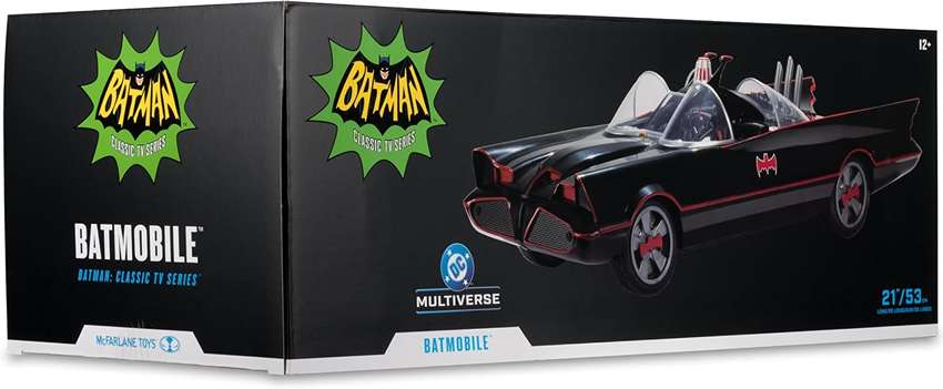 DC Multiverse Batman Classic TV Series Batmobile 21 Inch Vehicle