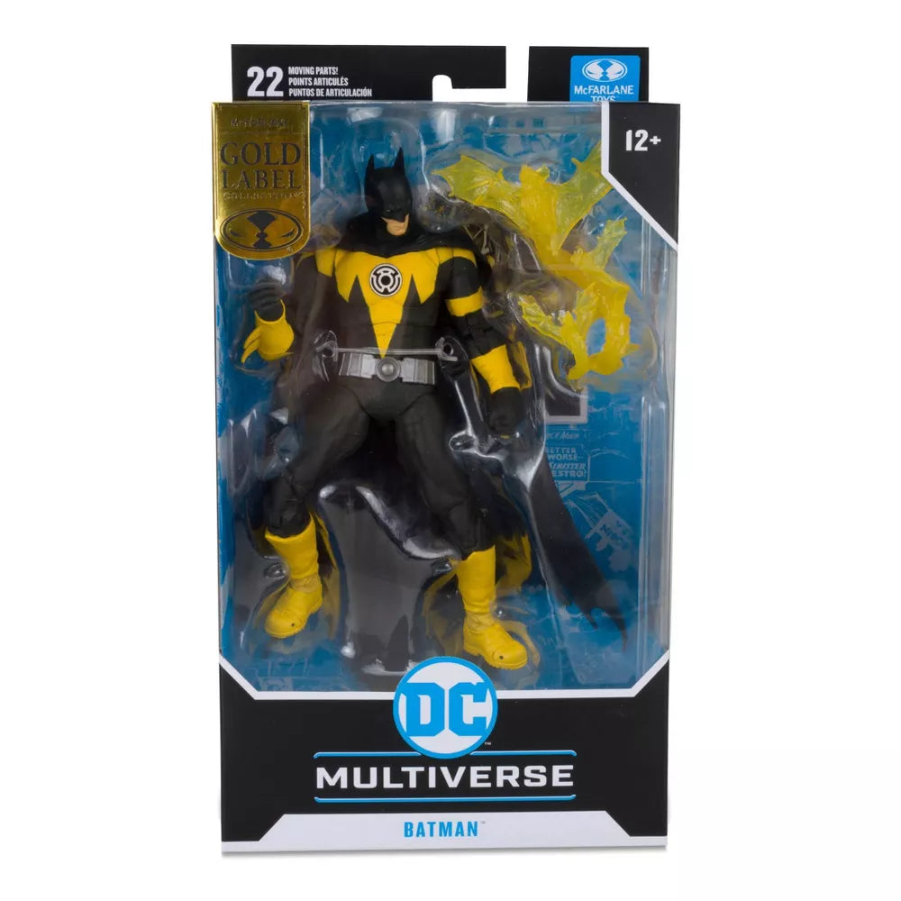 DC Multiverse Comics Batman (Sinestro Corps) (Gold Label) 7 Inch Action Figure