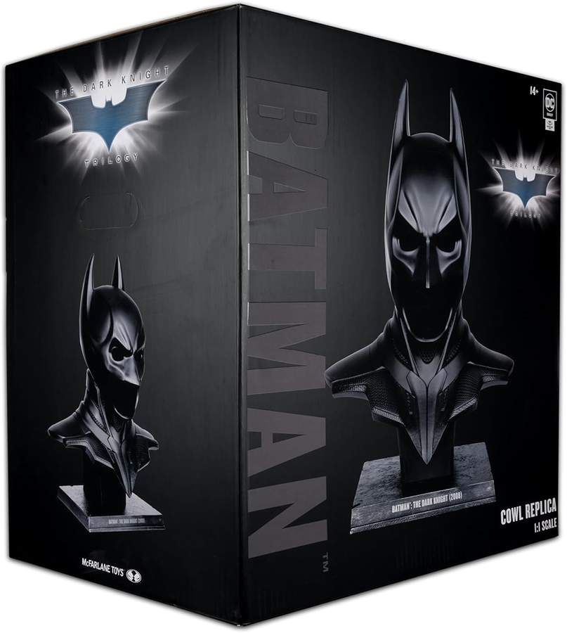Batman The Dark Knight (2008) Movie Cowl (Bale) Collector 1:1 Scale 21 Inch Replica