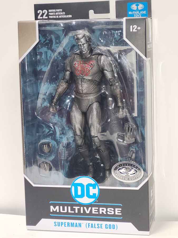 DC Multiverse Batman v Superman Dawn of Justice Superman (False God) Platinum 7 Inch Action Figure